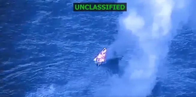  Βίντεο ντοκουμέντο: Αμερικανικό χτύπημα σε διακινητές ναρκωτικών εν πλω