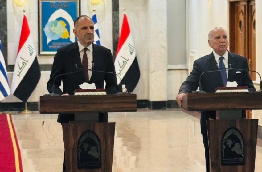  Γεραπετρίτης:Η Ελλάδα οικοδομεί στρατηγική συνεργασία με το Ιράκ