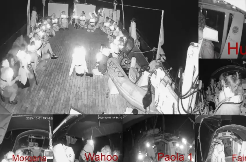  Global Sumud Flotilla: Ισραηλινές δυνάμεις αναχαιτίζουν τον στολίσκο για τη Γάζα- Συλλήψεις, μαρτυρίες (vid)