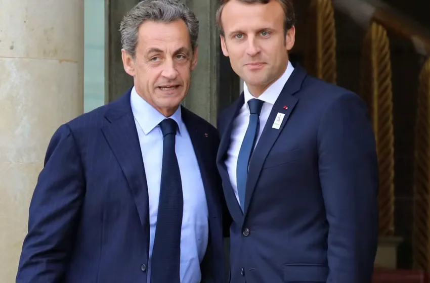  Ο Μακρόν συνάντησε τον Σαρκοζί στο Προεδρικό Μέγαρο λίγες μέρες πριν μπει φυλακή