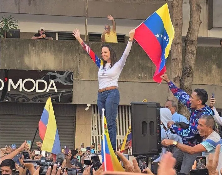  Κορίνα Ματσάδο: “Αφιερώνω το Νόμπελ Ειρήνης στον Τραμπ και στο λαό της Βενεζουέλας”