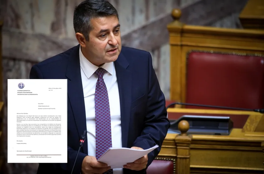  Μυλωνάκης: Είμαι στη διάθεση της εξεταστικής για ΟΠΕΚΕΠΕ- Επιστολή στον πρόεδρο της Επιτροπής