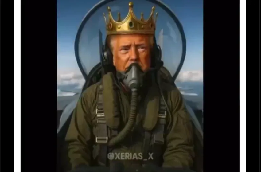  “No Kings”/Προσβλητικό βίντεο AI από τον Τραμπ στα εκατομμύρια των διαδηλωτών- Πιλοτάρει μαχητικό με κορώνα και ρίχνει… περιττώματα