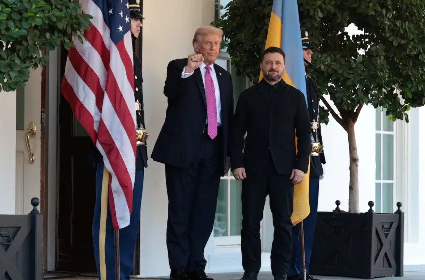  Λευκός Οίκος: Ο Ζελένσκι παρουσίασε χάρτες με πιθανούς στόχους για Τόμαχοκ στη Ρωσία