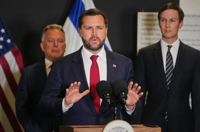  Βανς για Γάζα: Η εκεχειρία θα κρατήσει παρά την ανταλλαγή πυρών Ισραήλ-Χαμάς