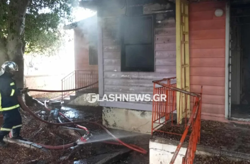  Χανιά: Φωτιά στο παλιό κτήριο του ΠΙΚΠΑ (vid)