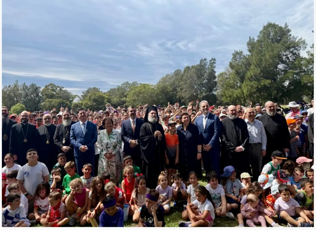 Από την επίσκεψη της Λίνας Μενδώνη στην εκδήλωση των κατηχητικών σχολείων