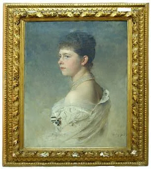 Προσωπογραφία της Σοφίας έργο του Αυστριακού ζωγράφου Heinrich Anton Von Angeli