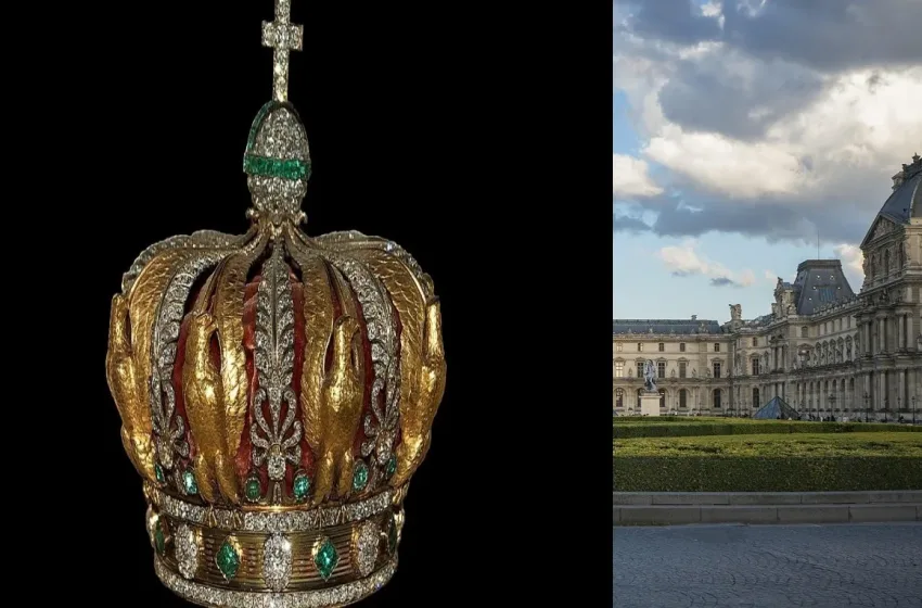  Γαλλία: Βίντεο από τη στιγμή της ληστείας στο Λούβρο-Ο δράστης κόβει με τροχό την προσθήκη