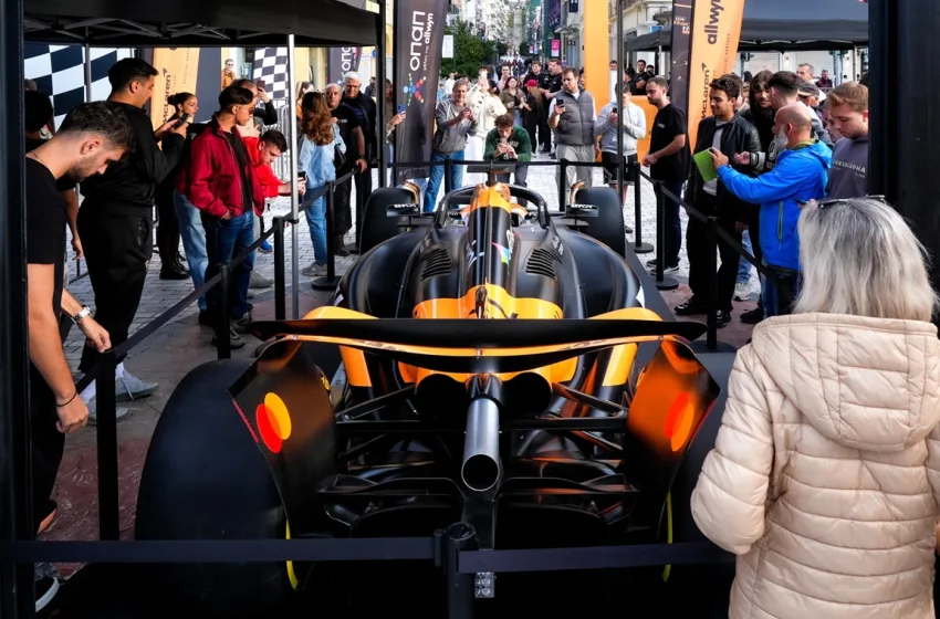  Το showcar της McLaren F1 Team στο Ζάππειο Μέγαρο – Ραντεβού το Σαββατοκύριακο 8 και 9 Νοεμβρίου για μια αυθεντική εμπειρία Formula 1 στο φινάλε ενός μοναδικού roadshow