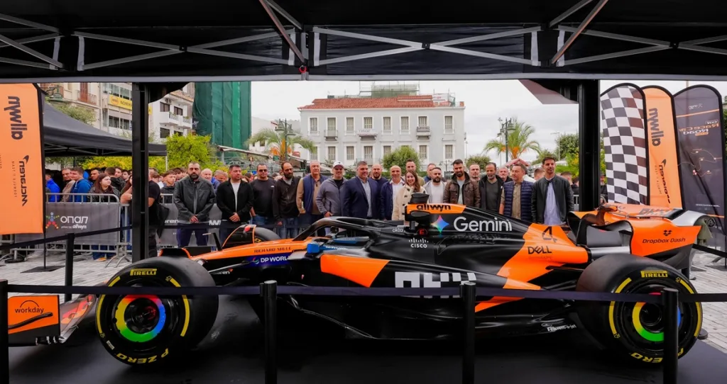 Το showcar της McLaren F1 Team στο Ζάππειο Μέγαρο – Ραντεβού το Σαββατοκύριακο 8 και 9 Νοεμβρίου για μια αυθεντική εμπειρία Formula 1 στο φινάλε ενός μοναδικού roadshow 25 10 1