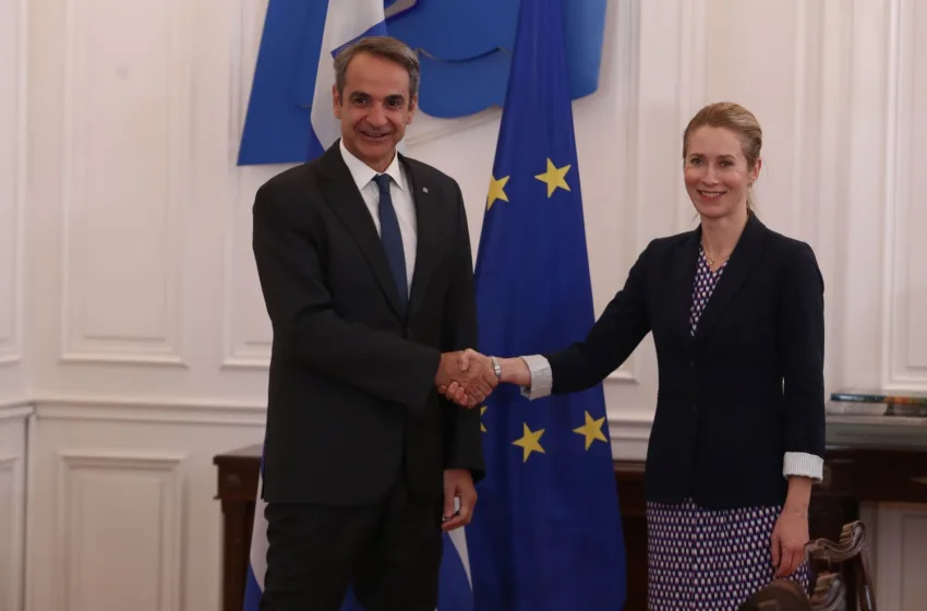  Μητσοτάκης σε Κάλλας: Η Ελλάδα πυλώνας σταθερότητας-Προστατεύει τα εξωτερικά σύνορα της ΕΕ