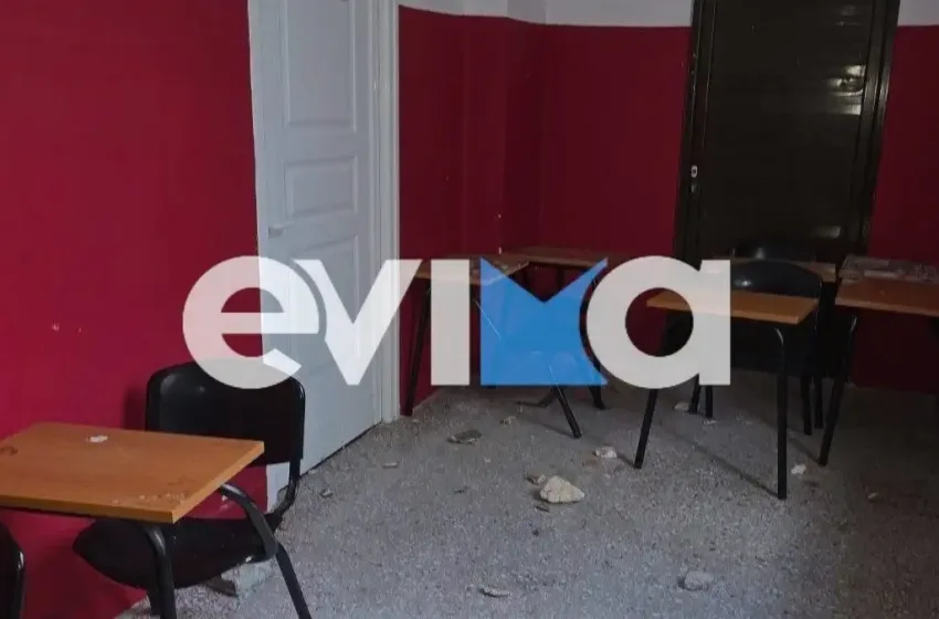  Βανδάλισαν σχολείο στην Κύμη – Μεγάλη κινητοποίηση για να βρεθούν οι δράστες