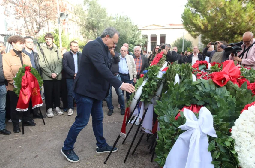  Φάμελλος: “Το Πολυτεχνείο μας καλεί σε νέους αγώνες”