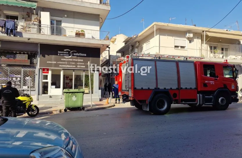  Θεσσαλονίκη: Φωτιά σε διαμέρισμα- Γυναίκα υπέστη εγκαύματα