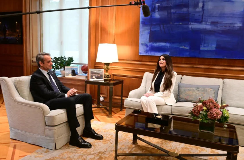  Στο Μαξίμου η Γκιλφόιλ- Πρώτη επίσημη συνάντηση με Μητσοτάκη