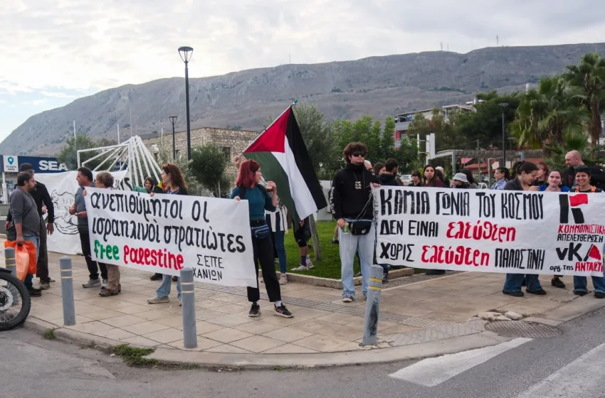  Χανιά: Μεγάλη ένταση με τους Ισραηλινούς του Crown Iris – Πέταξαν μπογιές στα λεωφορεία τους