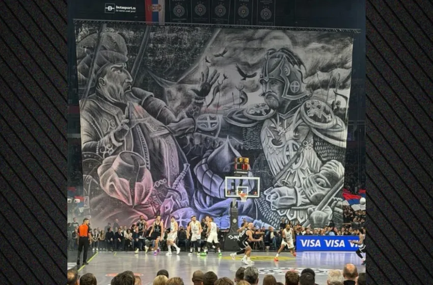  Παρτιζάν: Το πανό που έκανε έξαλλους τους Τούρκους- Σφοδρές αντιδράσεις