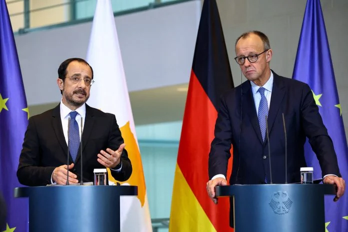  Συνάντηση Μερτς-Χριστοδουλίδη: Γερμανικός ρόλος για την επανέναρξη των συνομιλιών στο Κυπριακό