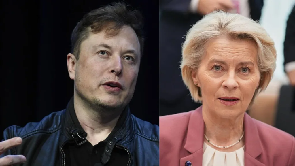 musk von der leyen