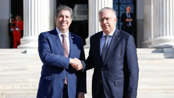  Συνάντηση  Θεοδωρικάκου με τον αναπληρωτή υπουργό Εξωτερικών των ΗΠΑ, Μάικλ Ρήγας