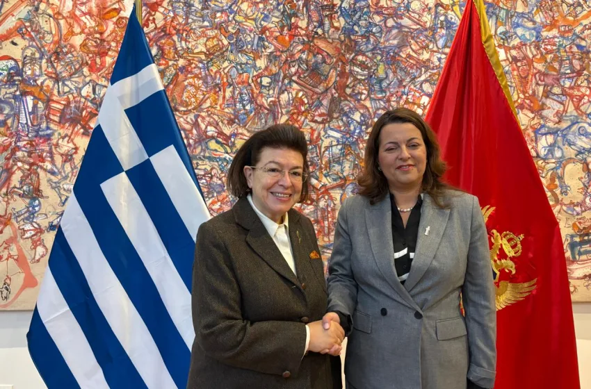  Μενδώνη: “Με το Μαυροβούνιο μας συνδέουν στενοί ιστορικοί και πολιτιστικοί δεσμοί”