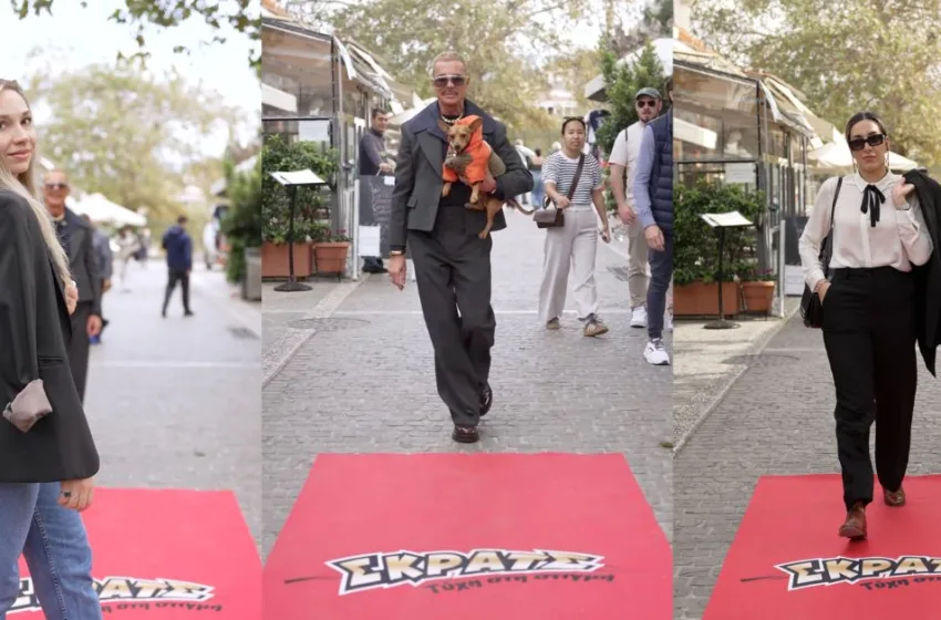  Όταν το κέντρο της Αθήνας μεταμορφώνεται σε catwalk: Ο Λάκης Γαβαλάς ξετυλίγει το “Κόκκινο Χαλί” του μαζί με το ΣΚΡΑΤΣ