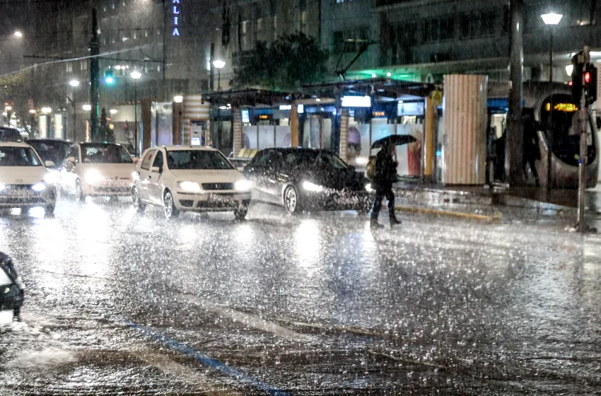 Κολυδάς: Από τα μεσάνυχτα και μετά αναμένεται το μέγιστο των βροχοπτώσεων