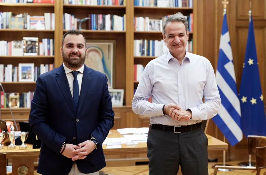  Συνάντηση Μητσοτάκη με τον πρόεδρο της ΟΝΝΕΔ