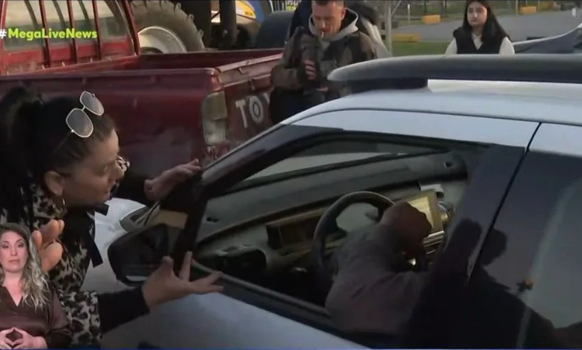  Ένταση στον Πλατύκαμπο με αγρότες και οδηγό: Χάσατε το δίκιο σας (vid)