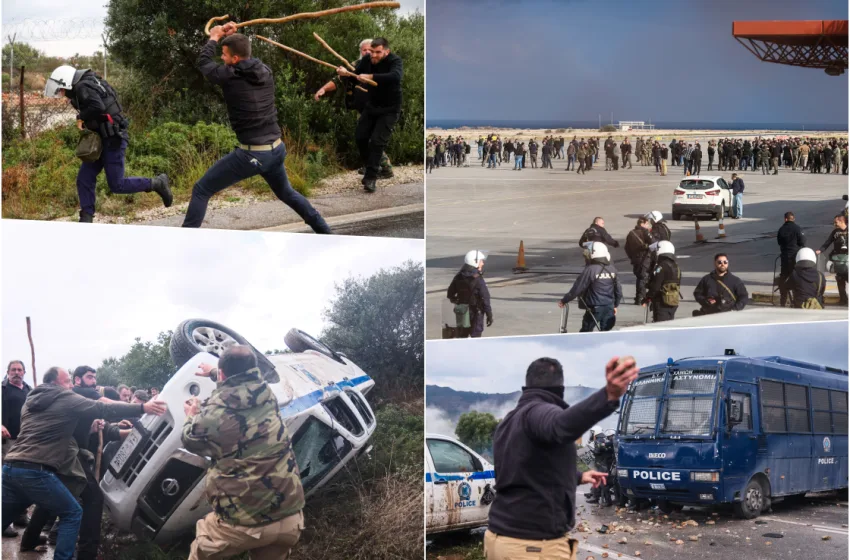  Κρήτη: “Πόλεμος” στα μπλόκα με τα ΜΑΤ-Άνοιξαν τα αεροδρόμια σε Ηράκλειο-Χανια-Παραπομπή αγροτών για εγκληματική οργάνωση