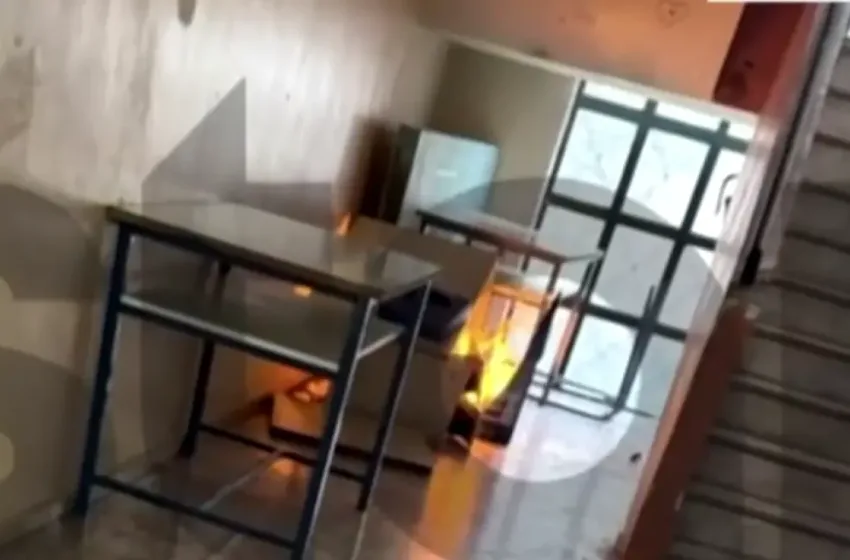  Γλυφάδα:Βανδαλισμοί σε ΕΠΑΛ-Βάζουν φωτιές, πετάνε θρανία και γλάστρες 