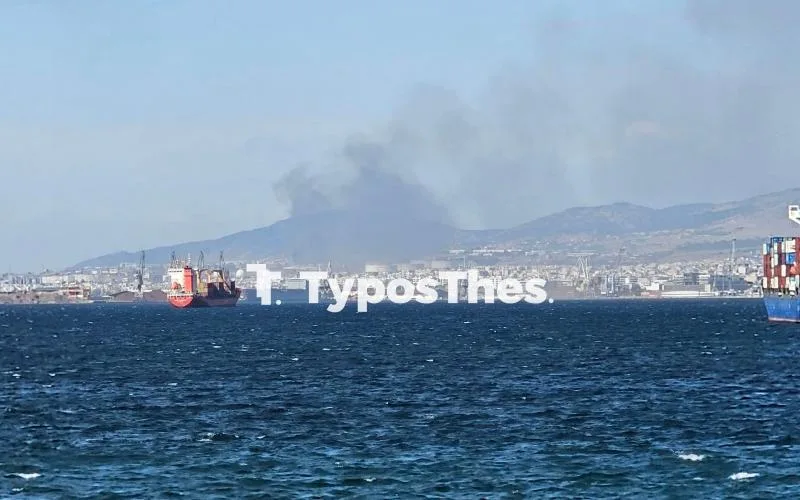  Φωτιά στην Θεσσαλονίκη: Μεγάλη κινητοποίηση