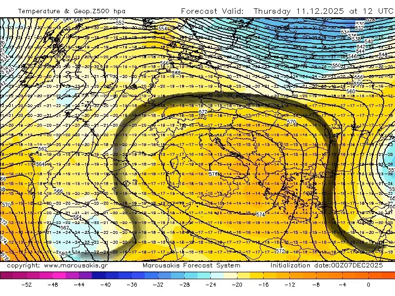 Ο καιρός τα Χριστούγεννα:Πρώτη πρόβλεψη από τον Κλέαρχο Μαρουσάκη- Ο ρόλος του Ωμέγα Εμποδιστή 2 image 9