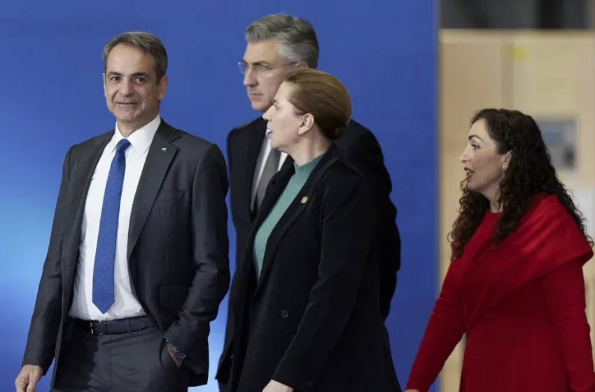  Στις Βρυξέλλες ο Κυριάκος Μητσοτάκης για τη Σύνοδο Κορυφής ΕΕ-Δυτικών Βαλκανίων