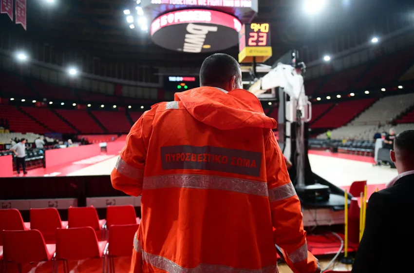  Euroleague: Στον αέρα το Ολυμπιακός-Φενέρ λόγω της κακοκαιρίας (εικόνες)