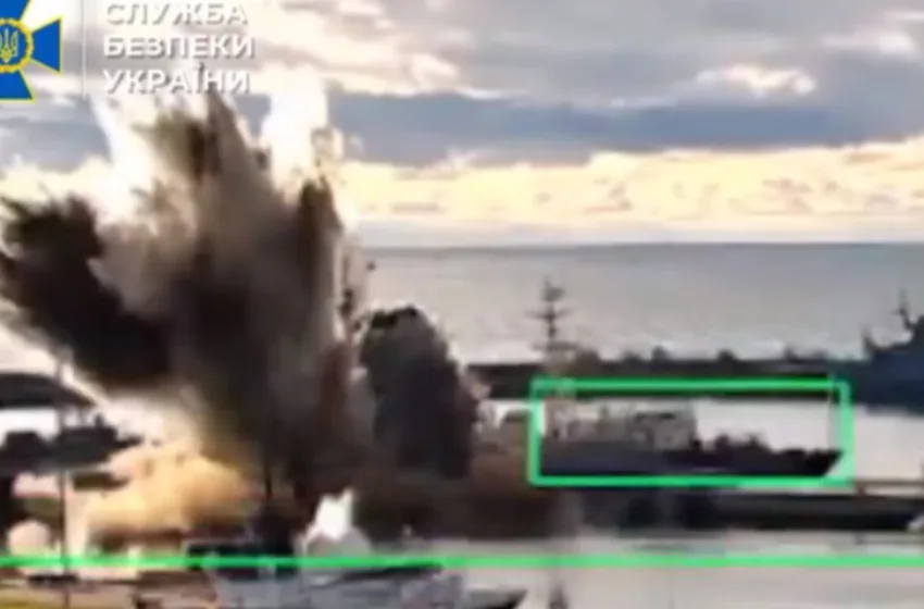  Η Ουκρανία κατέστρεψε ρωσικό υποβρύχιο στο λιμάνι του Νοβοροσίσκ (vid)