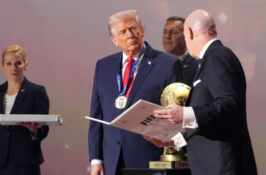  Τραμπ: Παρέλαβε το βραβείο ειρήνης της FIFA- “Από τις μεγαλύτερες τιμές της ζωής μου”