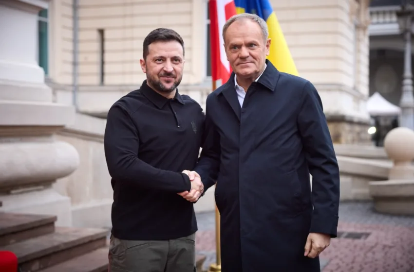  Συνάντηση Ζελένσκι-Τουσκ: Το πιο τρομακτικό για τη Ρωσία είναι να είμαστε ενωμένοι