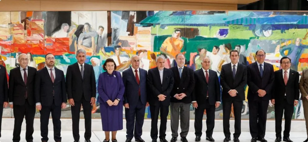 Οι αντιπροσωπείες της 9ης Υπουργικής Συνάντησης του Φόρουμ Αρχαίων Πολιτισμών στην Εθνική Πινακοθήκη