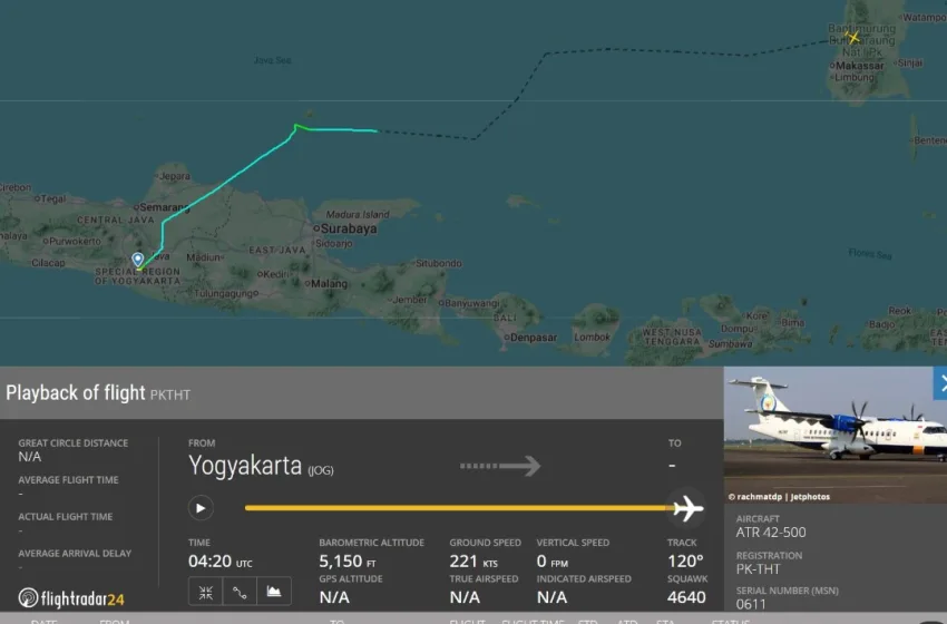  Ινδονησία: Αεροσκάφος χάθηκε από τα ραντάρ– Σε εξέλιξη έρευνες για τους 11 επιβαίνοντες