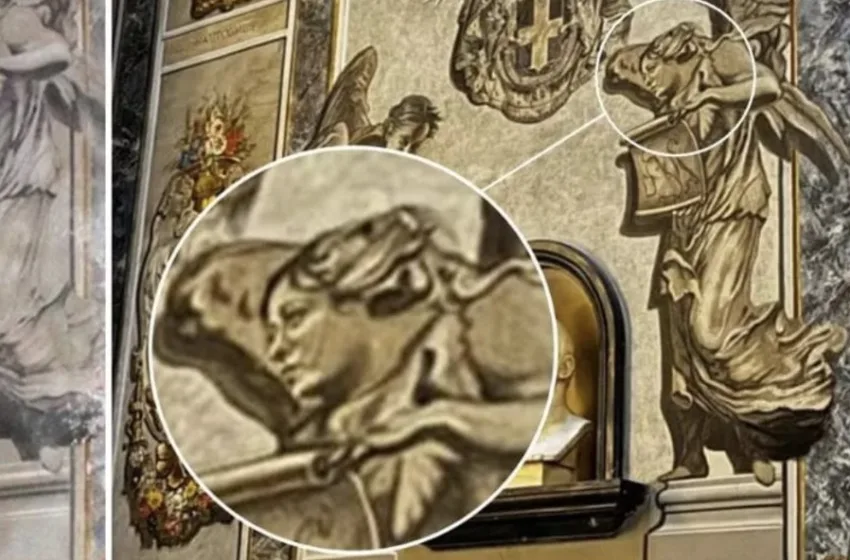  Η Μελόνι ”αγγελούδι”: Τοιχογραφία γνωστής εκκλησίας μοιάζει στην Ιταλίδα πρωθυπουργό