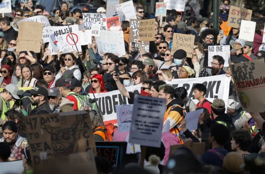  ΗΠΑ: Χιλιάδες διαδηλωτές στη Μινεάπολη και σε όλη τη χώρα κατά της αστυνομίας μετανάστευσης (vid)