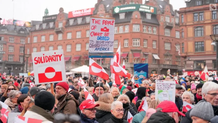  Κοπεγχάγη: Μαζικές διαδηλώσεις κατά των σχεδίων Τραμπ για τη Γροιλανδία