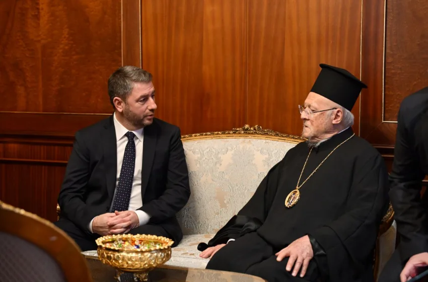  Ανδρουλάκης: Κάθε συνάντηση με τον Οικουμενικό Πατριάρχη είναι μάθημα ανθρωπιάς, ενσυναίσθησης και διορατικότητας
