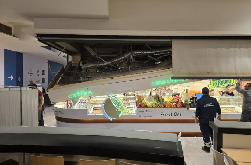  Ατύχημα σε εμπορικό κέντρο στη Θεσσαλονίκη -Έπεσε η οροφή καταστήματος, τραυματίστηκε μία γυναίκα