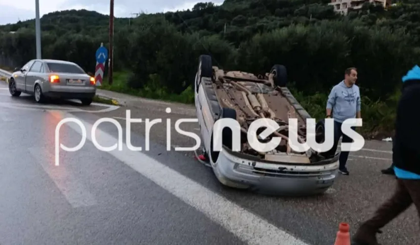  Ηλεία: Ανεμοστρόβιλος σήκωσε στον αέρα ΙΧ – Σοκαριστικό βίντεο