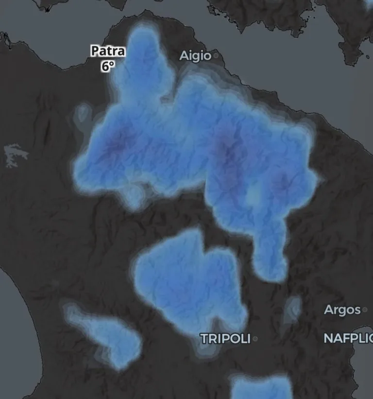 Χάρτες με χιονοπτώσεις έως το βράδυ της Δευτέρας- Πολύ χαμηλές θερμοκρασίες 10 image 17