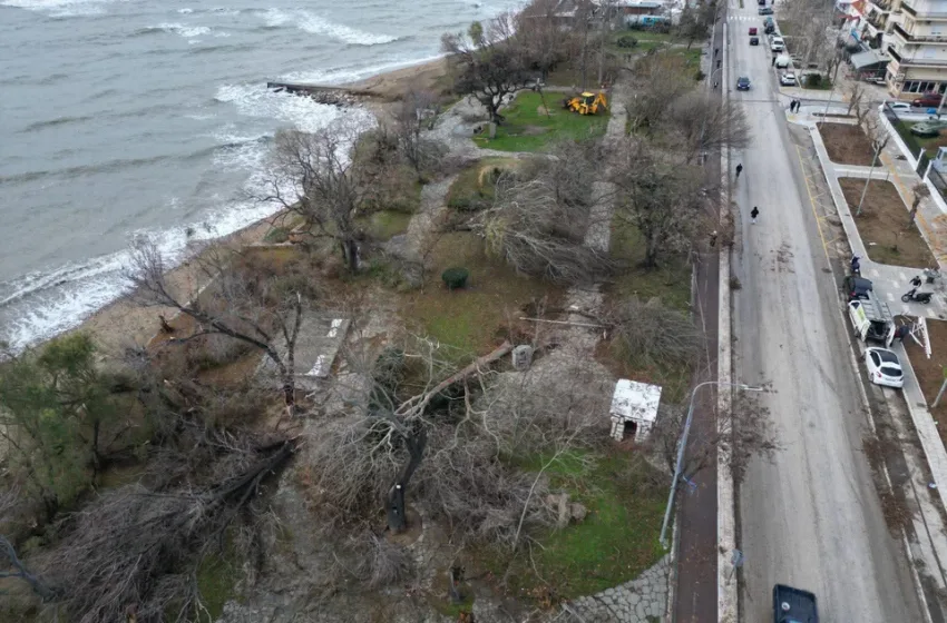  Αλεξανδρούπολη: Σάρωσε τα πάντα στο πέρασμα του ο δυνατός άνεμος (vid)