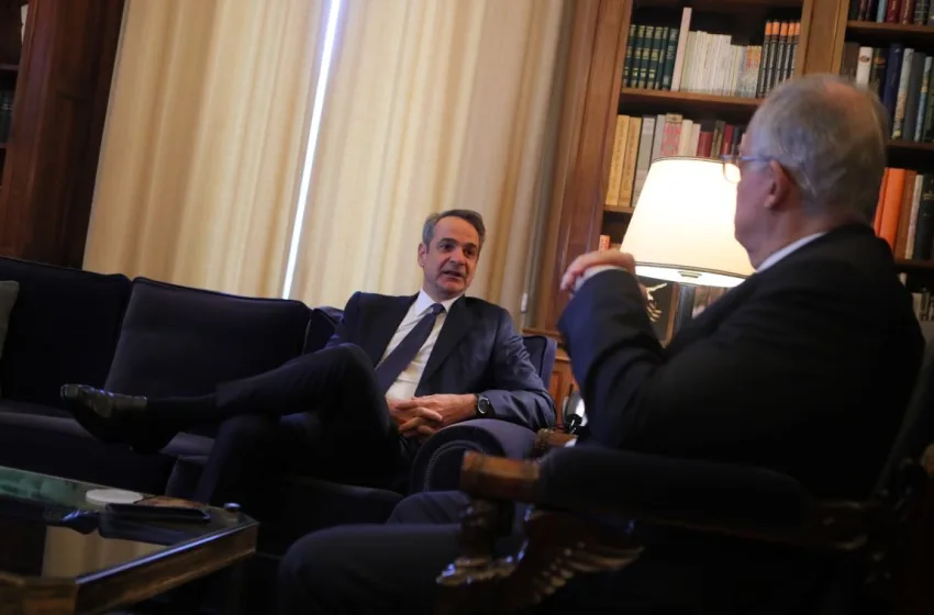  Μητσοτάκης σε Τασούλα: Σας φέρνω νέα ταραγμένων καιρών, πρωτοφανείς διεθνείς γεωπολιτικές και γεωοικονομικές προκλήσεις